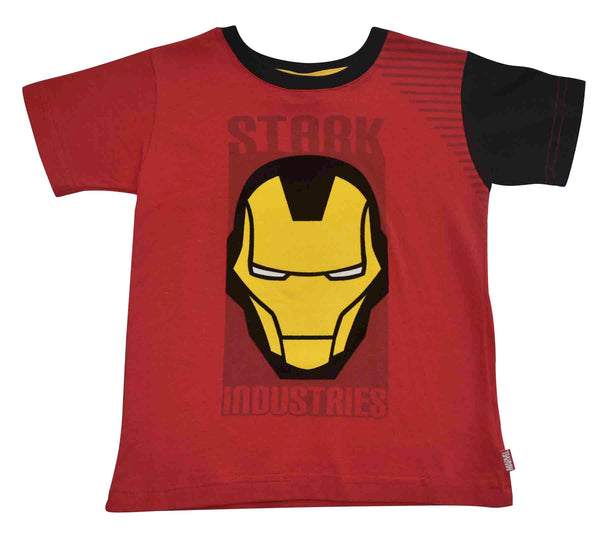 Stark Industries Iron-Man Tee! Playera Para Niño Marvel Avengers