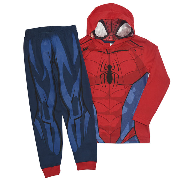 Pijama Armadura Disfraz De Spider-Man! Pijama Para Niño Marvel Avengers