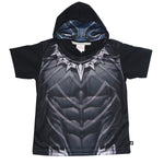 Playera De Armadura Con Capucha De Black Panther! Playera Para Niño Marvel Avengers