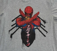 Spider-Man Grey Tee! Playera Para Caballero-Hombre Marvel Avengers