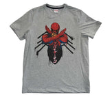 Spider-Man Grey Tee! Playera Para Caballero-Hombre Marvel Avengers