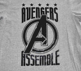 Avengers Assemble Tee! Playera Para Caballero-Hombre Marvel Avengers