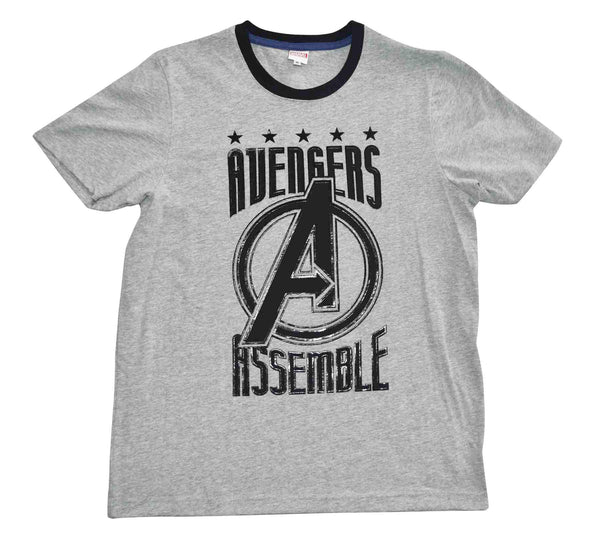 Avengers Assemble Tee! Playera Para Caballero-Hombre Marvel Avengers
