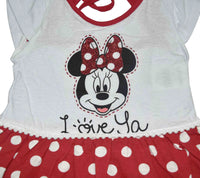 Love You! Vestido Para Beba Minnie Mouse