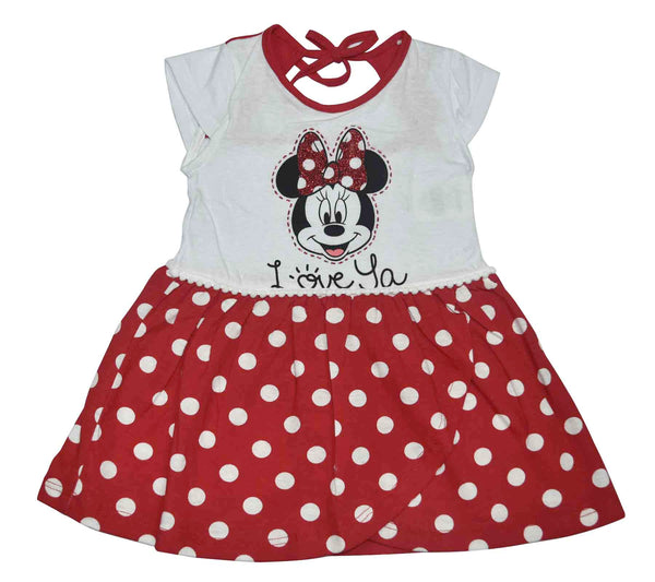 Love You! Vestido Para Beba Minnie Mouse