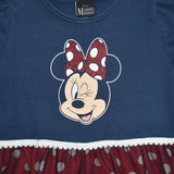 Navy Dress Minnie! Vestido Para Niña Minnie Mouse