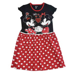 Navy Minnie And Mickey Mouse Dress! Vestido Para Niña Minnie Mouse