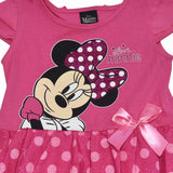 Pink Minnie Mouse Dress! Vestido Para Niña Minnie Mouse