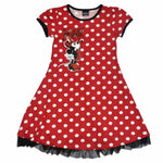 Minnie Red And White Dress! Vestido Para Niña Minnie Mouse