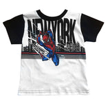 New York Spider-Man Tee! Playera Para Niño Marvel Avengers