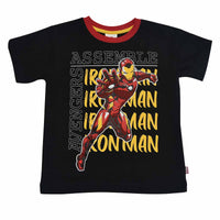 Conjunto Jogger Y Playeras Para Niño Iron-Man Marvel Avengers Set 3 Piezas