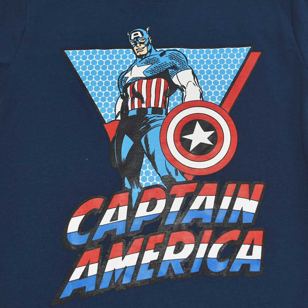 Conjuntos Short Escudo Capitan America De Marvel Para Niño