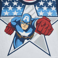 Captain America Sucker Punch! Pijama Para Niño Marvel Avengers