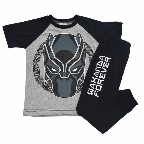 Pijama Mascara Black Panther! Pijama Para Niño Marvel Avengers