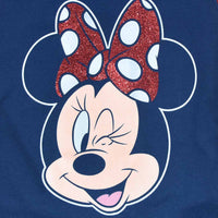 Navy Minnie Mouse! Conjunto De Short Para Niña Minnie Mouse