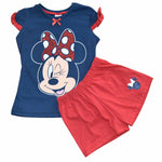 Navy Minnie Mouse! Conjunto De Short Para Niña Minnie Mouse