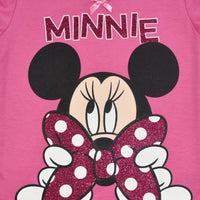 Pink Minnie Mouse! Conjunto De Short Para Niña Minnie Mouse