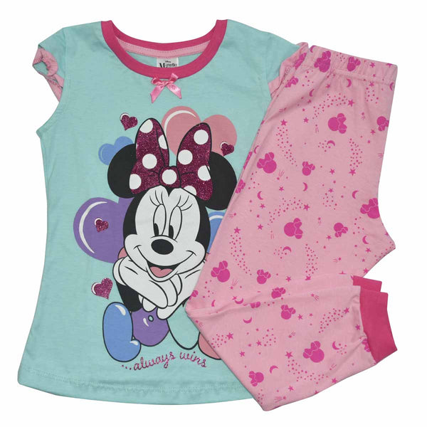 Aqua Minnie Mouse! Pijama Para Niña Minnie Mouse