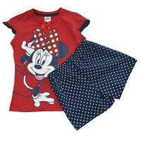 Classic Minnie Mouse! Conjunto De Short Para Niña Minnie Mouse