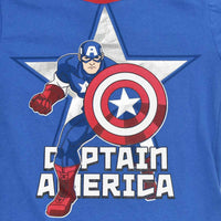 Blue Captain America! Conjunto De Short Para Niño Marvel Avengers