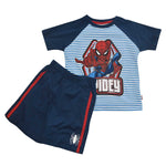 Blue and White Spidey! Conjunto De Short Para Niño Marvel Spider-Man