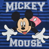 Blue Mickey Mouse! Conjunto De Short Para Bebe Disney
