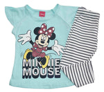 Minnie Mouse Aqua! Conjunto Casual Para Beba Minnie Mouse