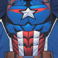 Playera Armadura Capitan America! Playera Para Caballero-Hombre Marvel Avengers